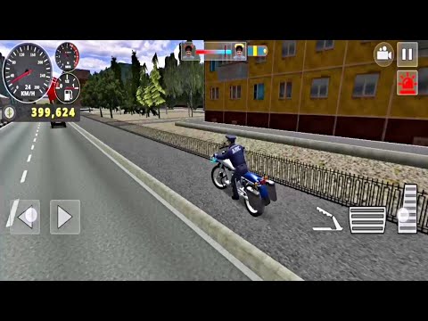 Road Traffic Cop Job Simulator 3D - New Police Bike in Pursuit - Android GamePlay