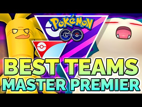 THE BEST 10 TEAMS FOR THE MASTER LEAGUE PREMIER CUP IN POKÉMON GO | GO BATTLE LEAGUE