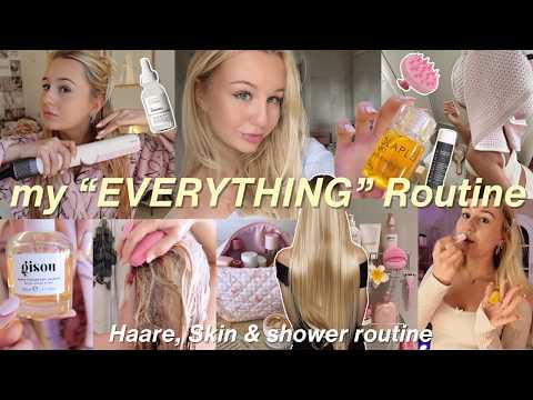 My EVERYTHING Routine ☽⋆.˚ Haircare, Shower & Morning /Night Skincare | MaVie Noelle