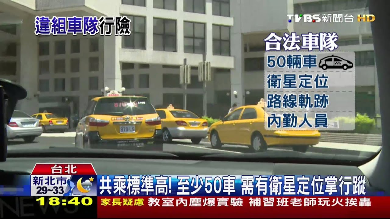 未立案!攬客小黃取名「共乘20」 市府:非合法