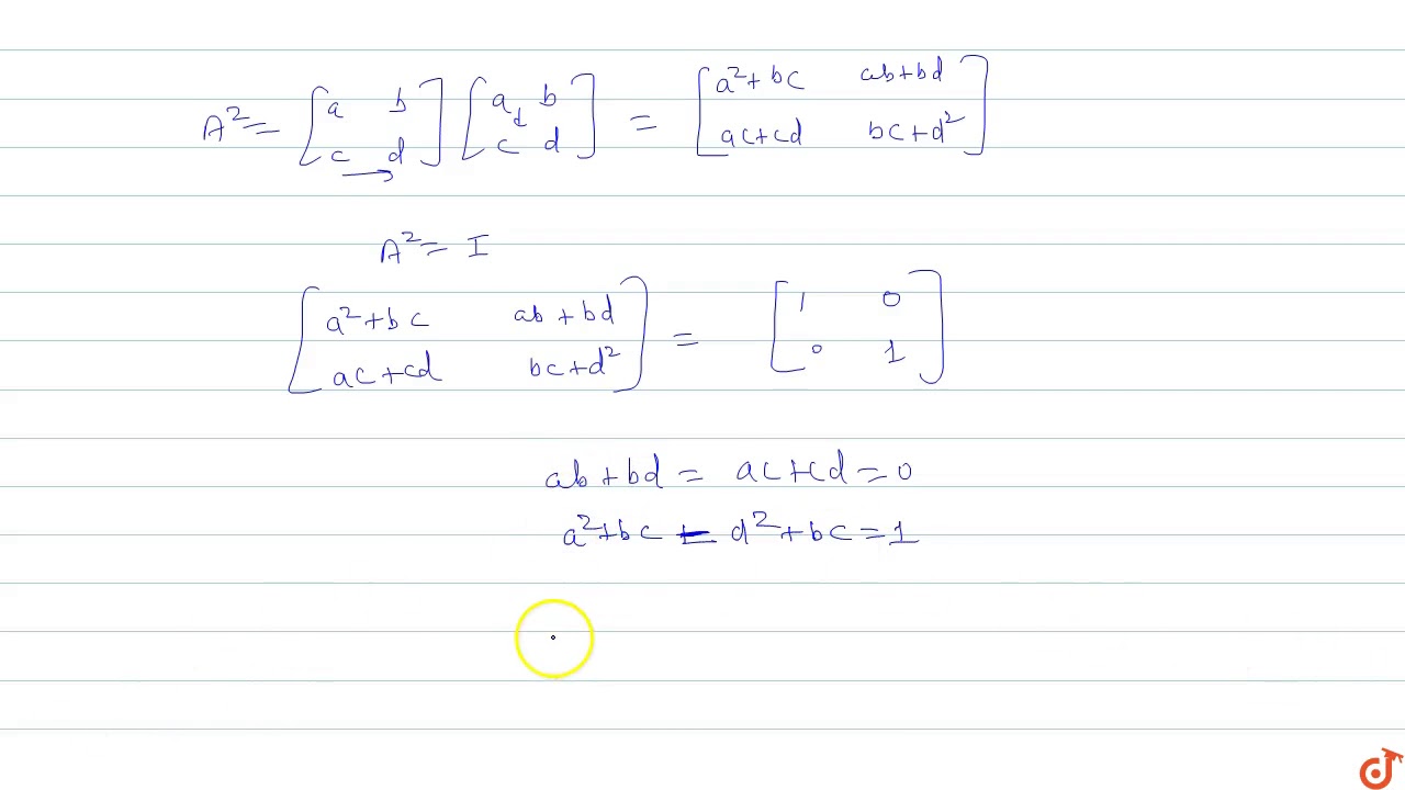 9, Let A be a 2 x 2 matrix with real entries. Let I be the 2 × 2 2identity matrix. Denote by t...
