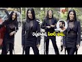 Shruti Haasan Stunning Looks In Black Tight Dress Spotted At Khar Salaar TeluguOne Cinema