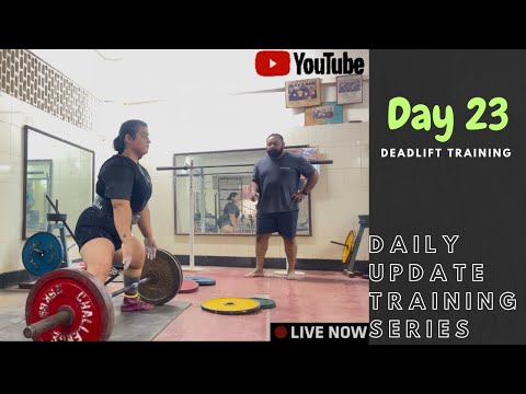 DAY 23 || Pull session || 3-3 rep training || equipped powerlifting #shovita84 #asiastrongwomen