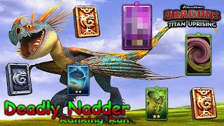 Dragons: Titan Uprising / Deadly Nadder Ranking Run / Full Battle / BP 8600+ / (HTTYD)