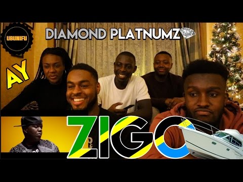 AY feat. Diamond Platnumz - Zigo Remix (UK GUYS REACTION) || @AyTanzania @diamondplatnumz