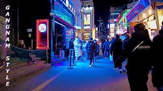 Walking in Gangnam street - Street fashion - Walking Tour SEOUL KOREA
