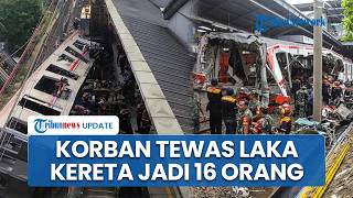 Bertambah Satu, Korban Meninggal Kecelakaan KA Argo Bromo dan KRL Jadi 16 Orang