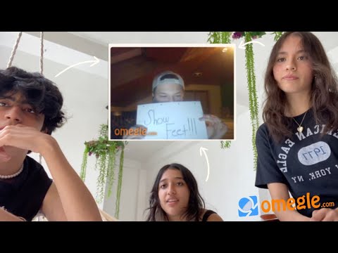 Enseñamos patas en OMEGLE *100% real no fake*