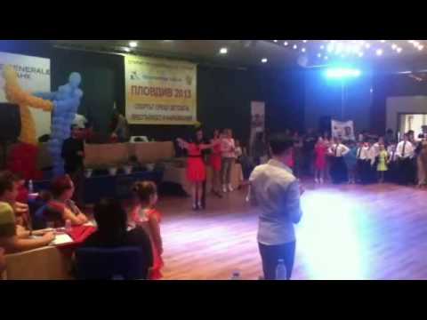 Eric and Paulina on Stage