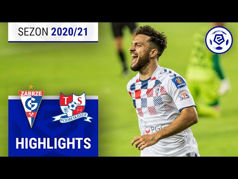 Górnik Zabrze - Podbeskidzie Bielsko-Biała 4:2 | SKRÓT | Ekstraklasa 2020/21 | 1. Kolejka