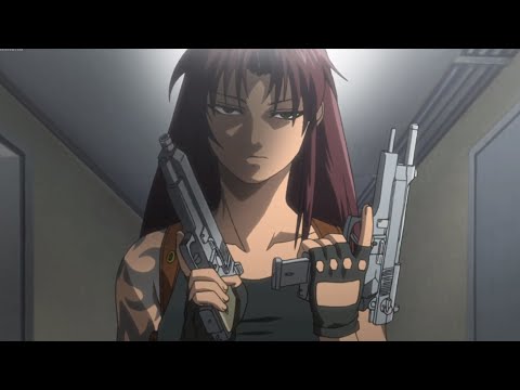 Black Lagoon - Revy and Dutch Slaughter the Neo-Nazis