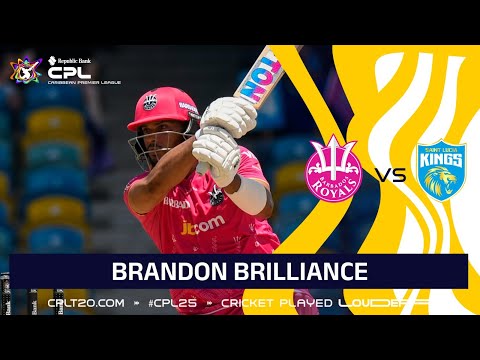 Brandon Kings' BRILLIANT Innings vs Saint Lucia! | CPL 2025