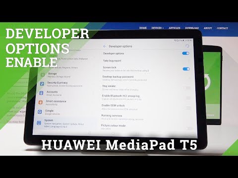 How to Activate Developer Options in HUAWEI MediaPad T5 - Advanced Features
