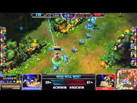 CW vs ROC   2014 EU LCS Summer W7D1 HD