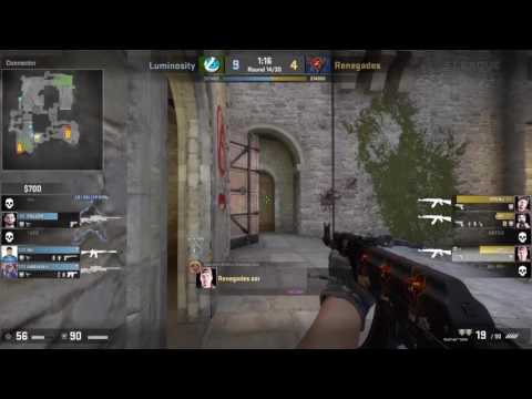 CS:GO - Azr Amazing ACE vs Luminosity Gaming @ ELEAGUE Season 1