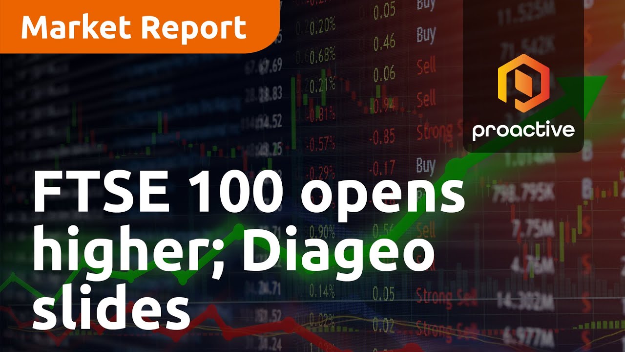 FTSE 100 opens higher; Diageo slides on Latin America and Caribbean decline - Market Report
