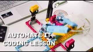 LEGO SPIKE Prime Parcel Scanning Robot