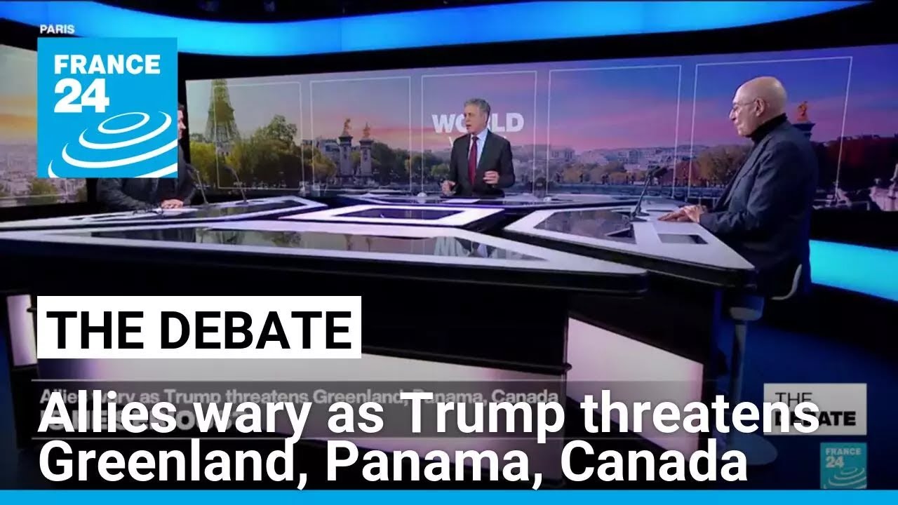 Is he serious? Allies wary as Trump threatens Greenland, Panama, Canada • FRANCE 24 English