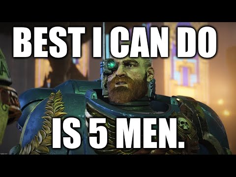 Captain Acheran's Manpower Problem | Warhammer 40k Space Marine 2 meme dub