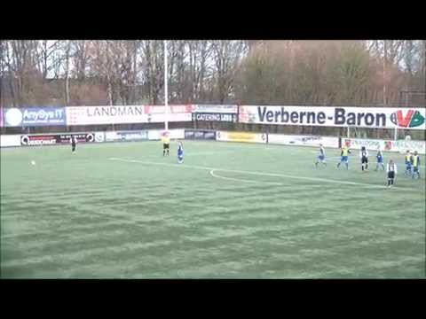 Bekerwedstrijd Kolping Boys D1 - AFC'34 D1 Goal Quinten van de Heerik