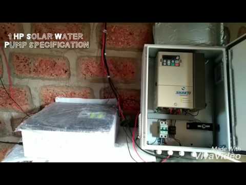 1 HP Shakti Solar Water Pump Specifications