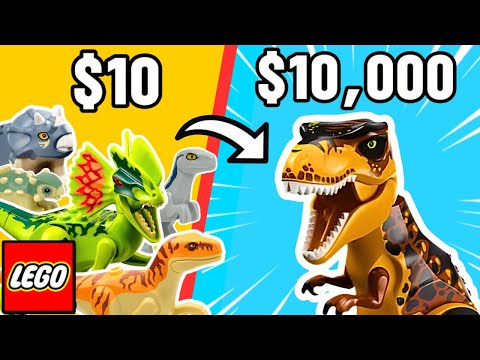 Cheap VS Expensive LEGO Dinosaurs!