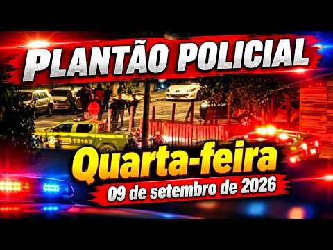 Plantão Policial, quarta-feira, 09 de setembro de 2026