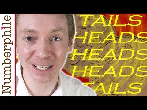 連続コインフリップ - Numberphile (Consecutive Coin Flips - Numberphile)