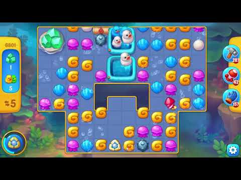 Fishdom 6801 Level - 18 moves - NO BooSTERS