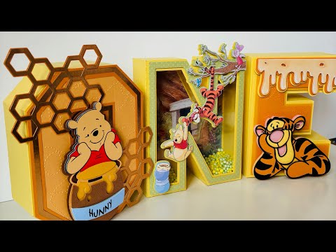 Winnie the Pooh 3D letters