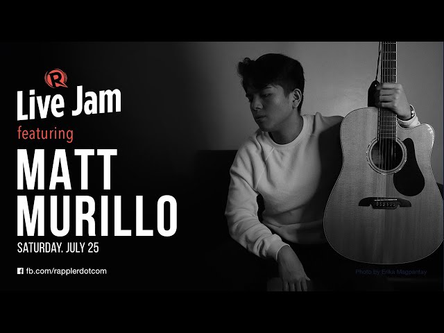 [WATCH] Rappler Live Jam: Matt Murillo