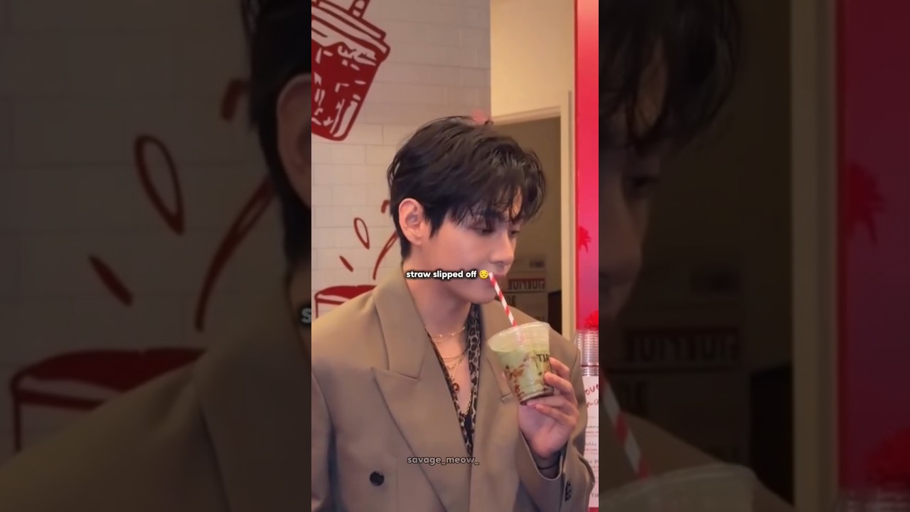 Taehyung 🐻 cuteness overloaded when eating in front of camera 😅💜 #bts #taehyung #shorts