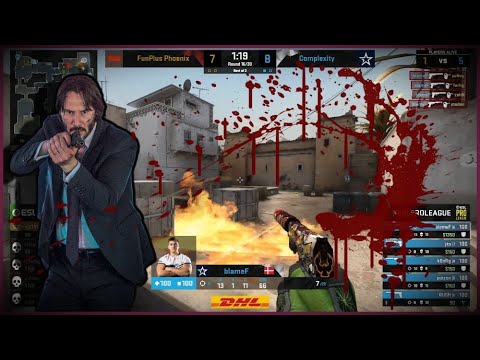 BlameF Insane 4K In Pistol Round | CS:GO