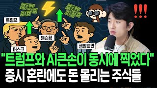 트럼프, 샘알트만, 젠슨황, 머스크가 동시에 찍었다? 혼란에도 돈 몰리는 주식들
