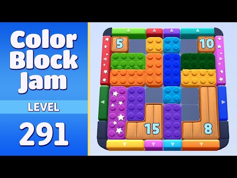 Color Block Jam Level 291 | Every Puzzle Solved! 🎯