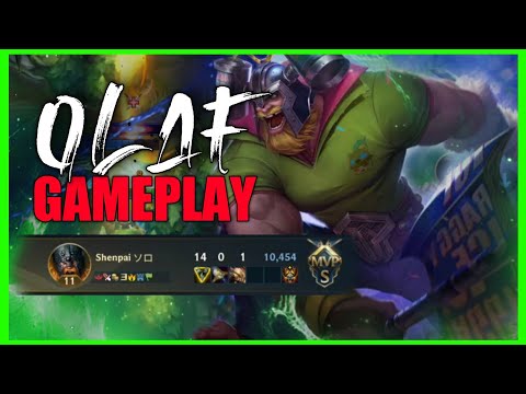 OLAF GAMEPLAY GUIDE ITEM BUILD / JUNGLE ROTATION WILD RIFT