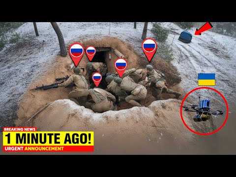 Ukrainian Drone Target Russian Bunker With Precision!