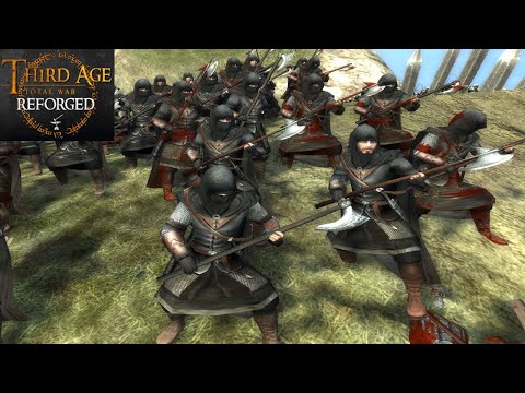 NORTHMAN HOST ATTACKS DUNEDAIN SHRINE (Siege Battle) - Third Age: Total War (Reforged)