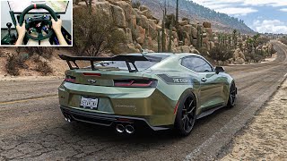 1120HP Chevrolet Camaro ZL1 1LE - Forza Horizon 5 | Simagic Alpha Ultimate gameplay 1120HP Chevrolet Camaro ZL1 1LE - Forza Horizon 5 | Simagic Alpha Ultimate gameplay