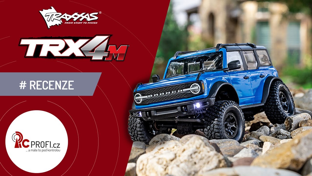 RC auto Traxxas TRX-4M Ford Bronco 2021 1:18 RTR, červená