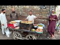 70 Rs PURE DESI PUNJABI STREET FOOD BREAKFAST SAAG MAKHAN ALOO PARATHA PAKISTAN STREET FOOD
