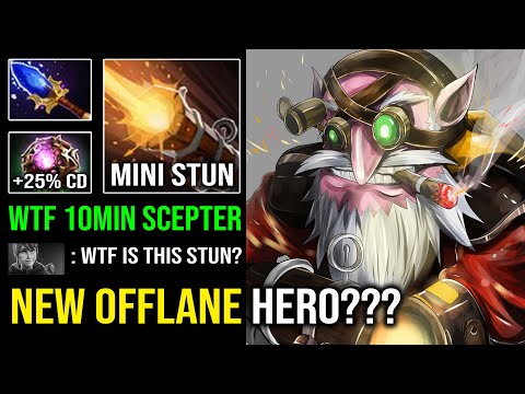 SNIPER OFFLANE SEEM LEGIT IN 7.32 First Item 10Min Scepter 100% Annoying Mini Stun Dota 2