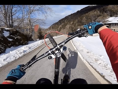 Dorenaz - Downhill Training on Snow - GoPro hero 7