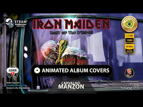 🎧 Iron Maiden - Wasted Years '99 (Live) #AnimatedAlbumCover