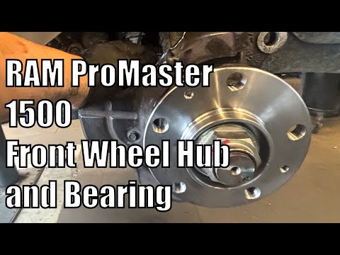 Ram Promaster 1500 Front Wheel Bearing Replacement