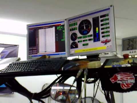 Yamha R6'09 yr Dyno Run at Team HKL in Singapore(www.teamhklracing.com)