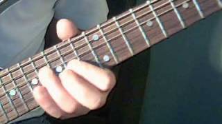 Video Lesson to the guitar solo of There Was A Time