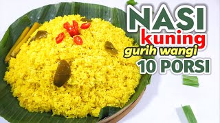 Download lagu CARA MEMBUAT NASI KUNING GURIH WANGI 10 PORSI  -- BISA UNTUK IDE JUALAN mp3