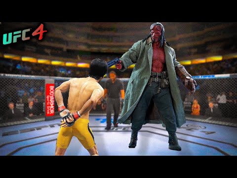 Bruce Lee vs. Evil Hellboy (EA sports UFC 4)