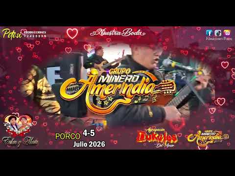 Invitación Nuestra BodaErland & María Porco 4-5 julio 2026